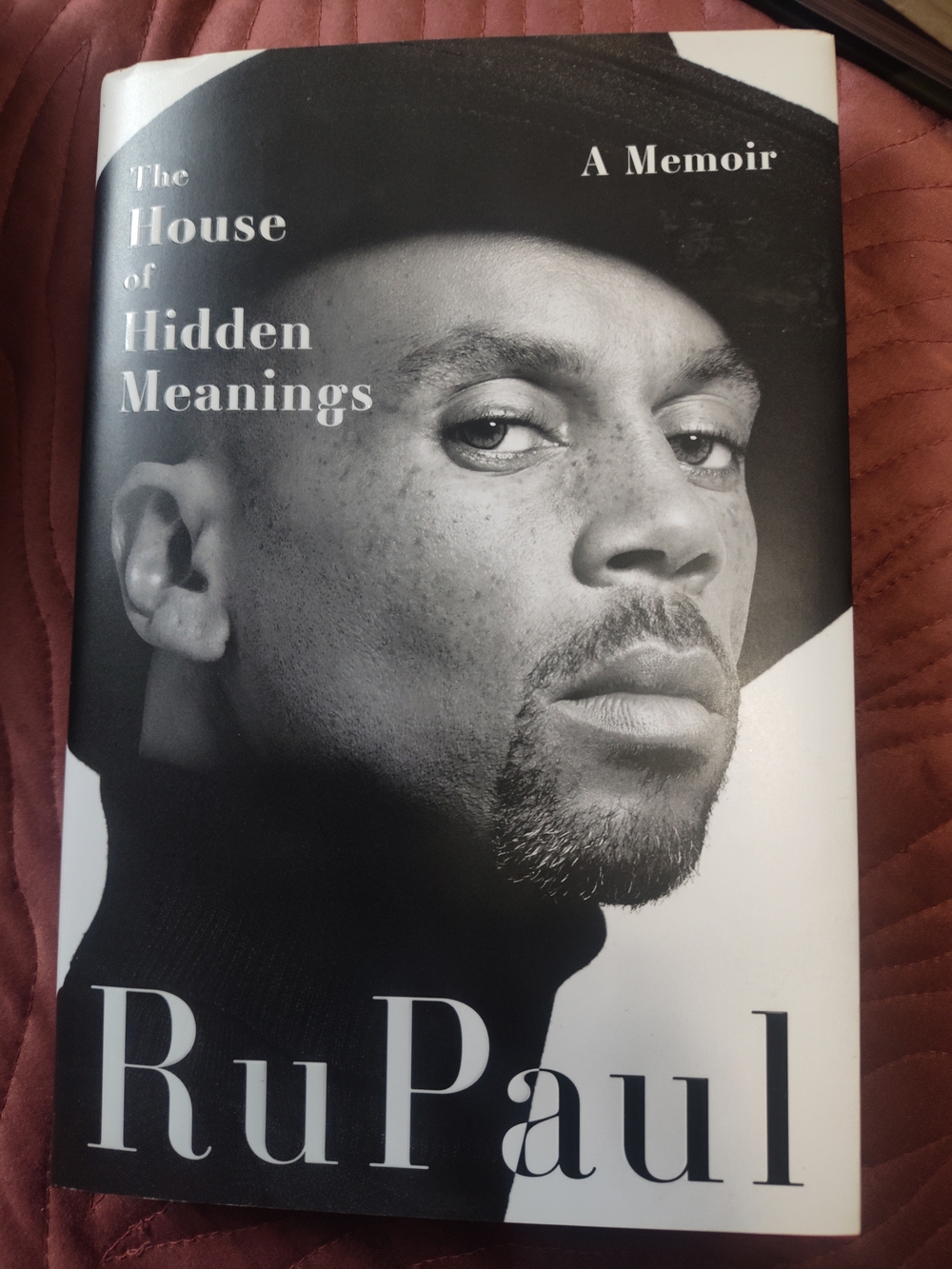 RuPaul "The House of Hidden Meanings" Hardcover - Black & White Cover